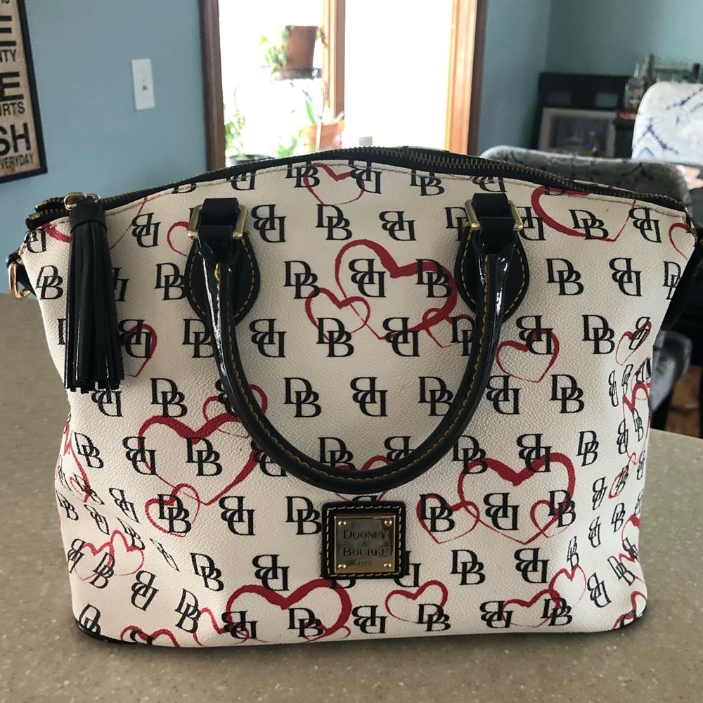 Dooney & Bourke heart satchel